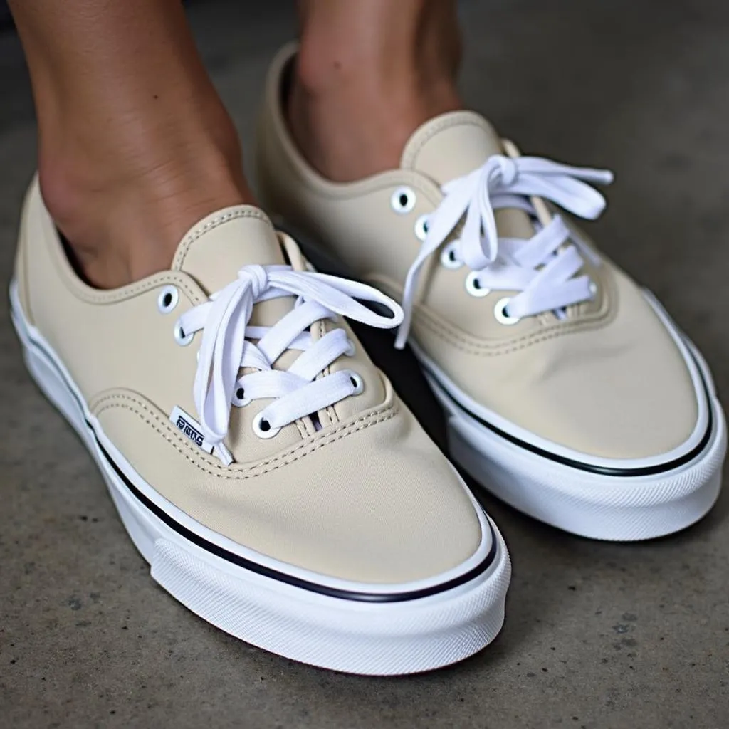 Classic Bar Lace on Vans Shoes