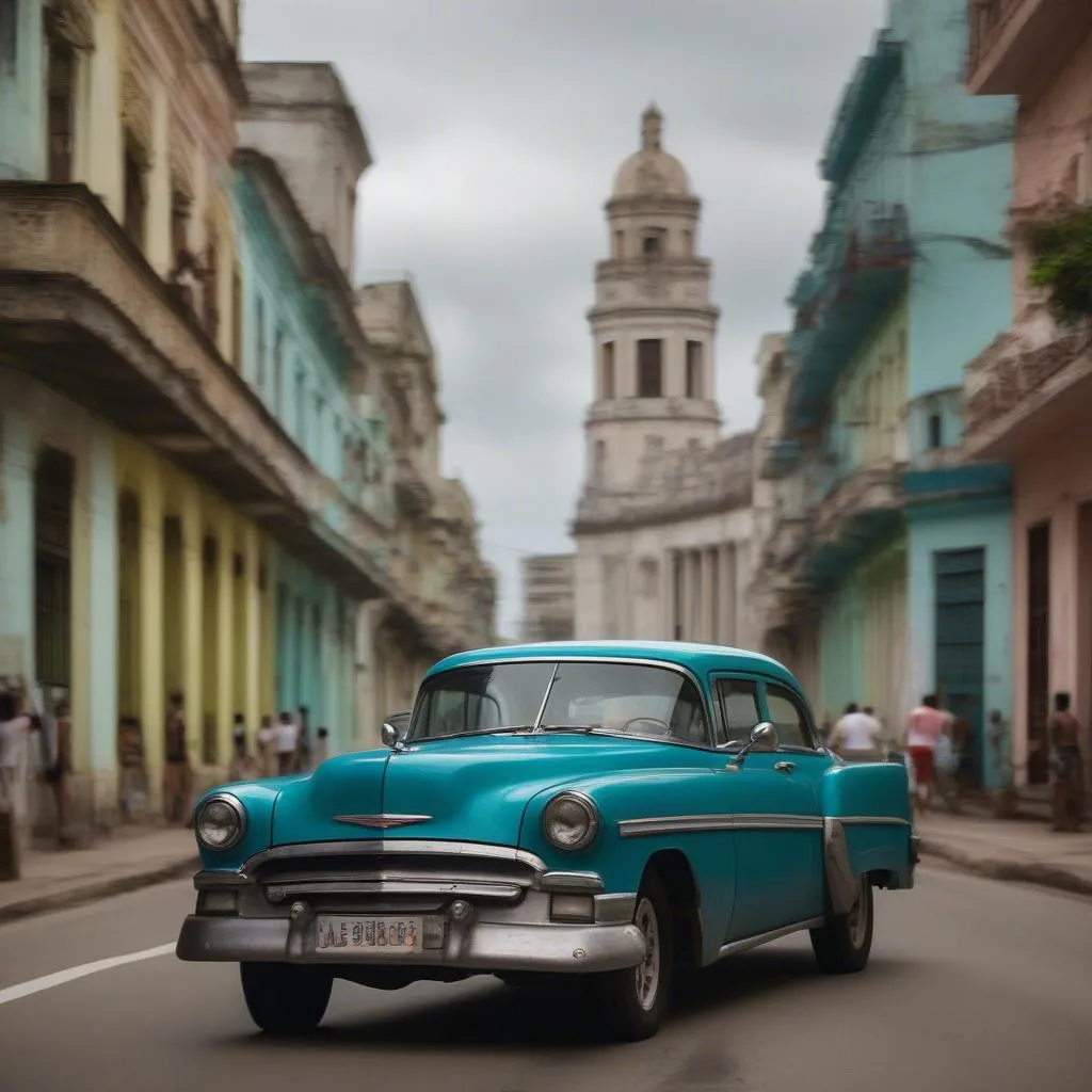 Classic car in Cuba