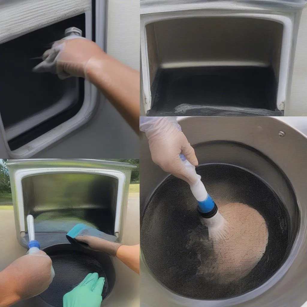 Cleaning RV Black Water Tank