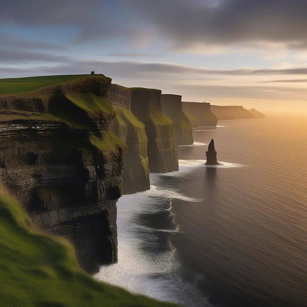 Cliffs of Moher sunset