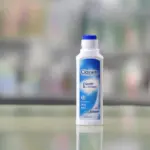 A bottle of Cloramin B disinfectant, commonly available in Vietnam