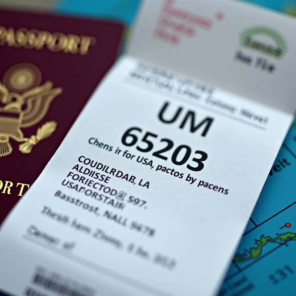 Passport and boarding pass