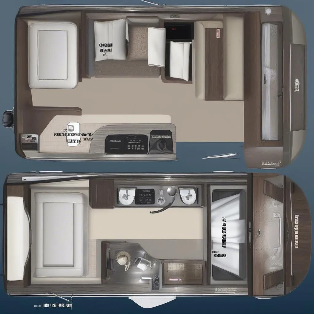 Coleman travel trailer floorplan