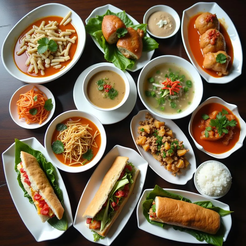 Vietnamese Street Food Dishes