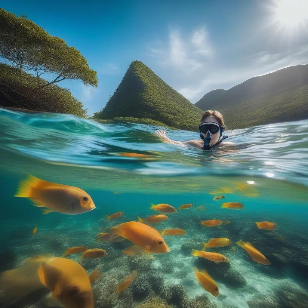 Snorkeling in Con Dao