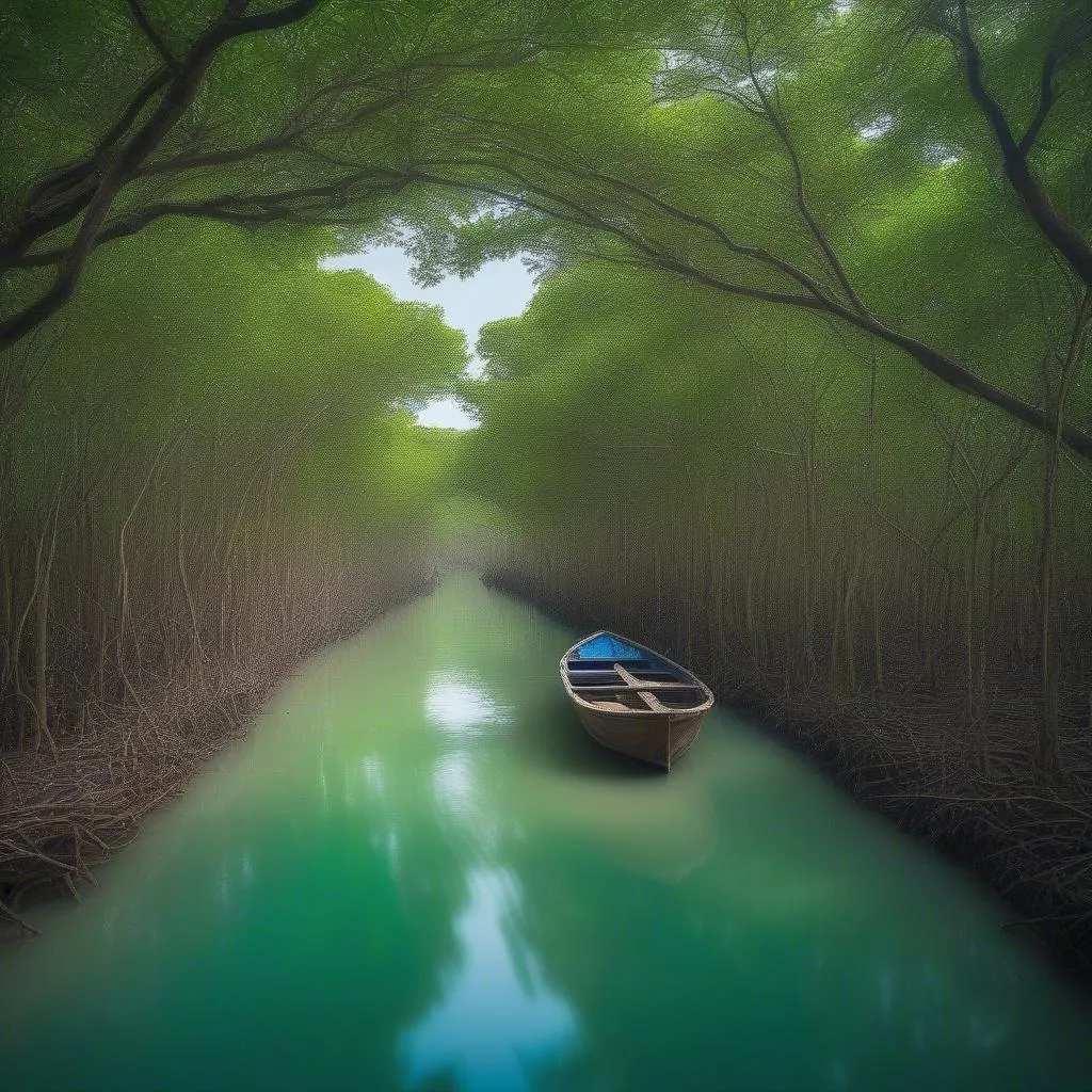 Tranquil Mangrove Forest