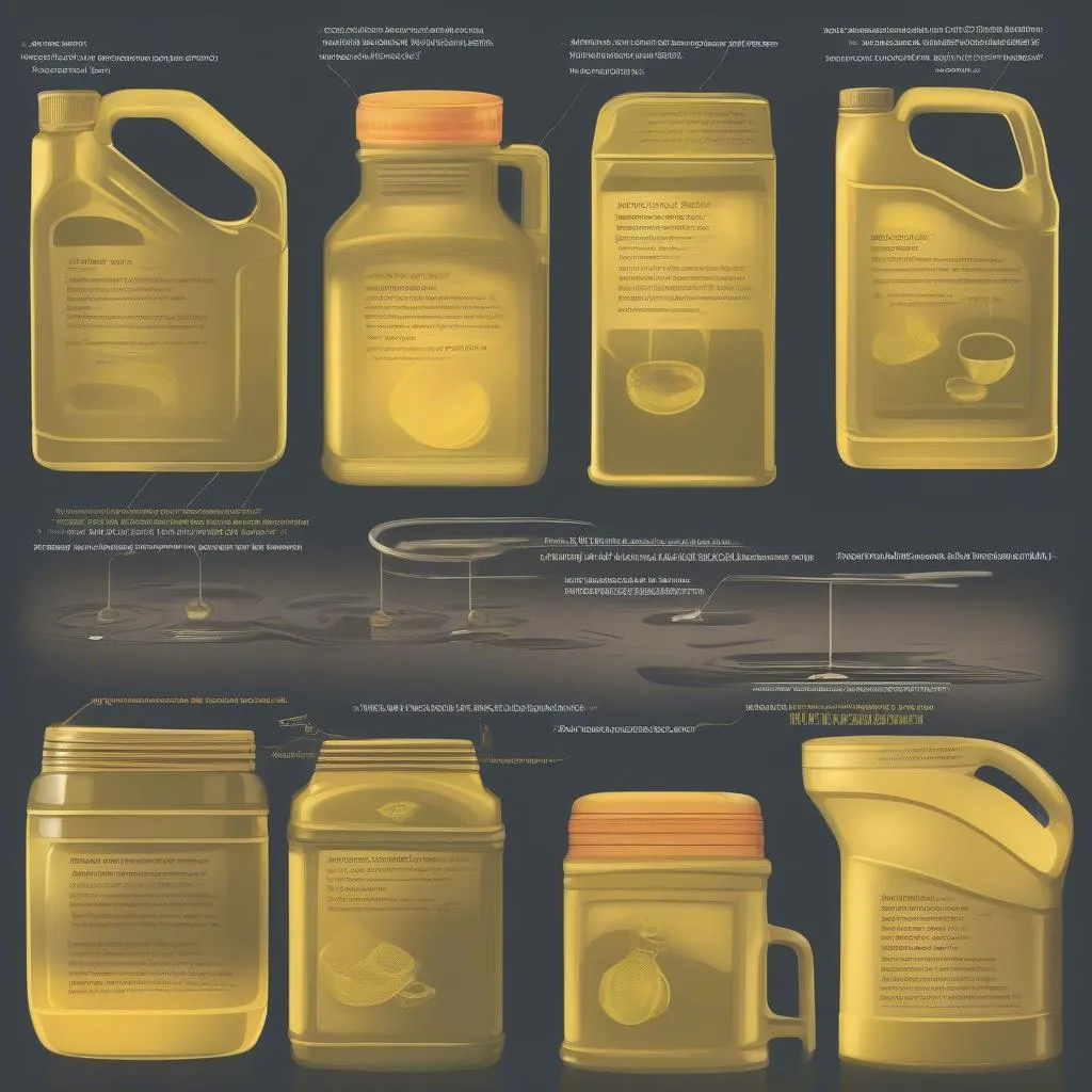 Storage of cooking oil