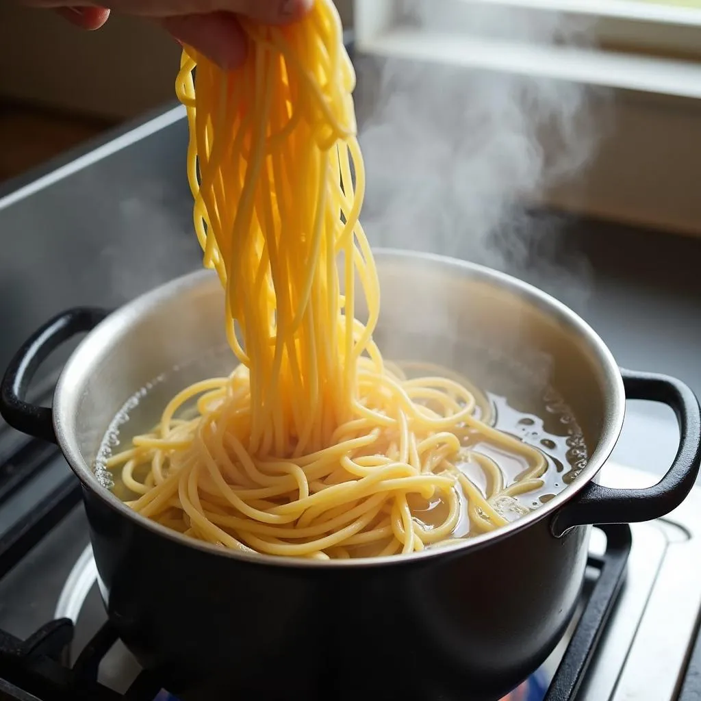 Cooking Pasta in a Pot