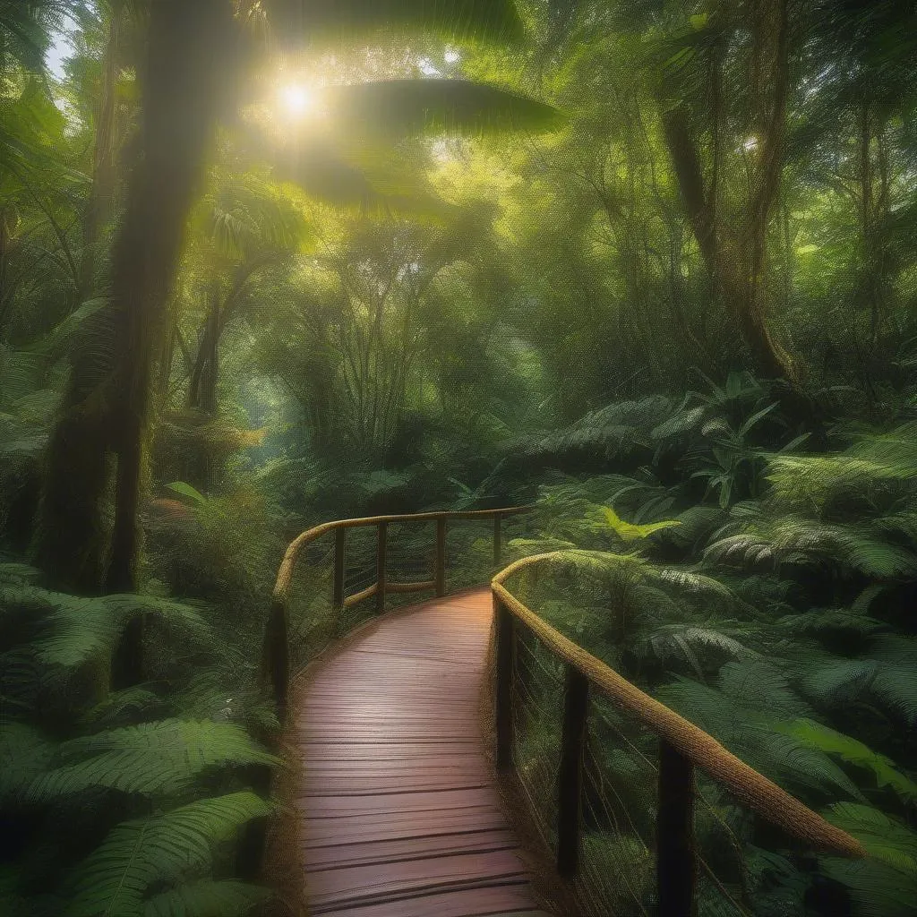 Jungle Trail in Costa Rica