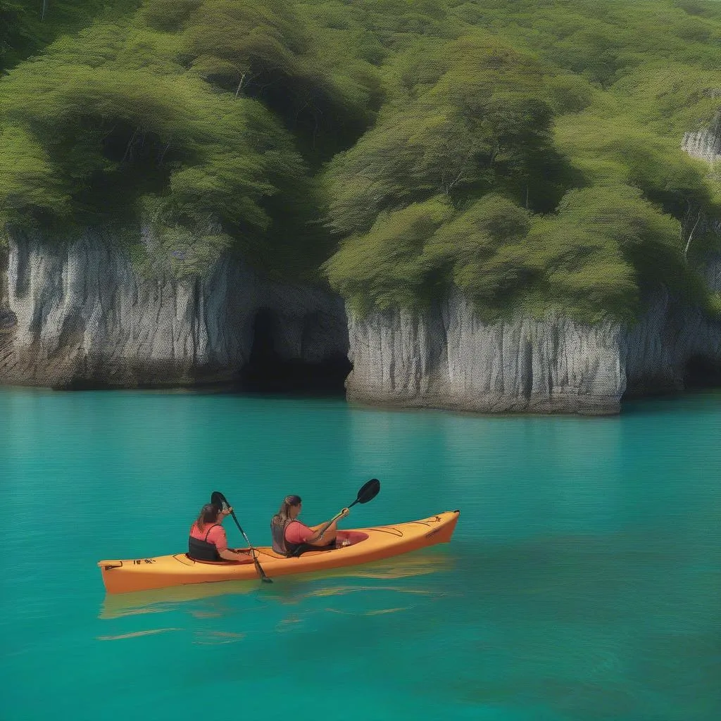 kayaking-through-coves-vietnam