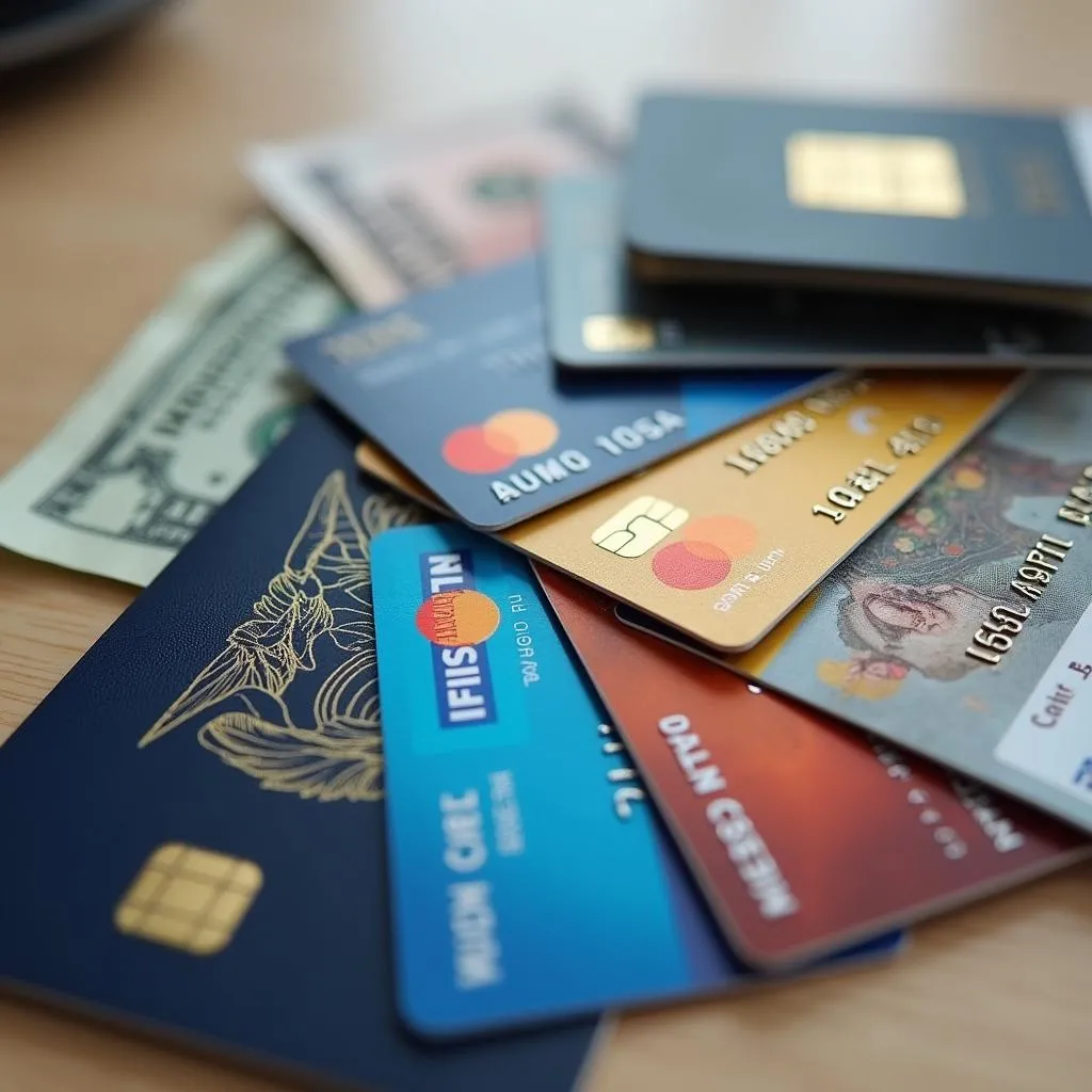 Credit Cards, Cash and Passport