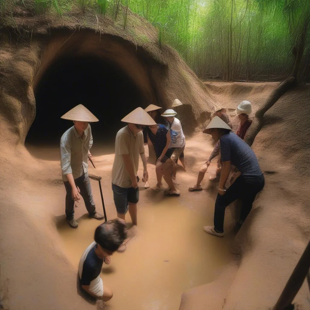 Exploring the Cu Chi Tunnels