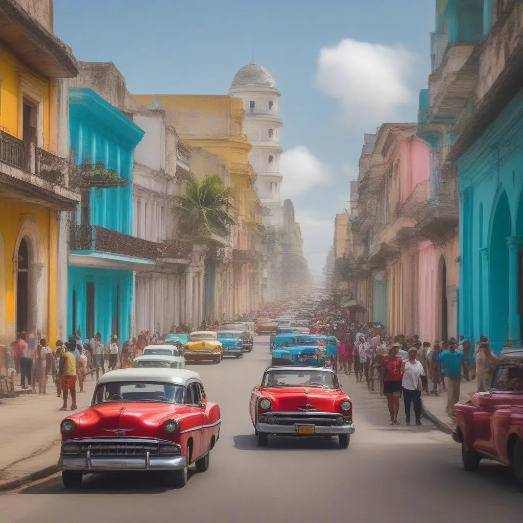 Cuban street life