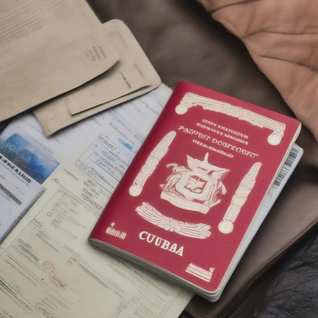 Cuban Passport and Visa