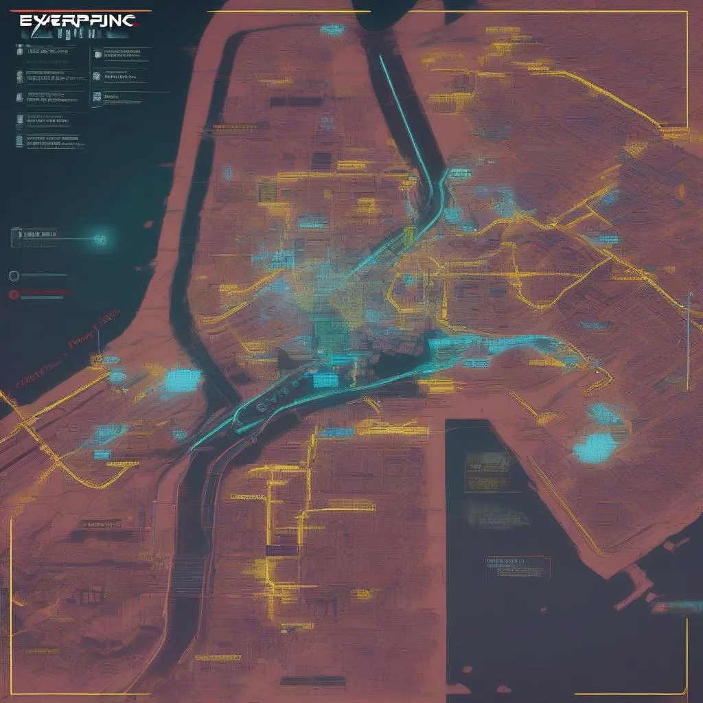 Cyberpunk 2077 Map