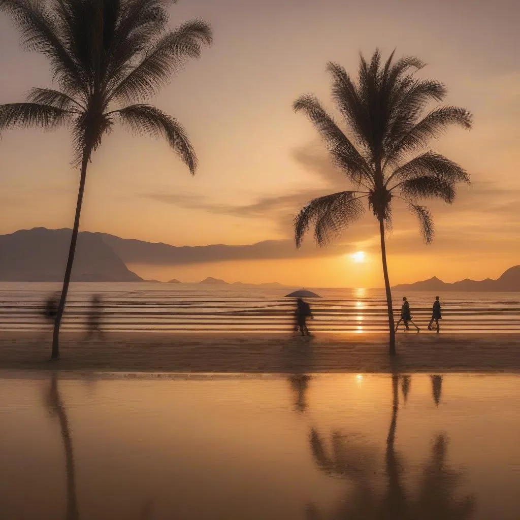 Da Nang Beach Sunset