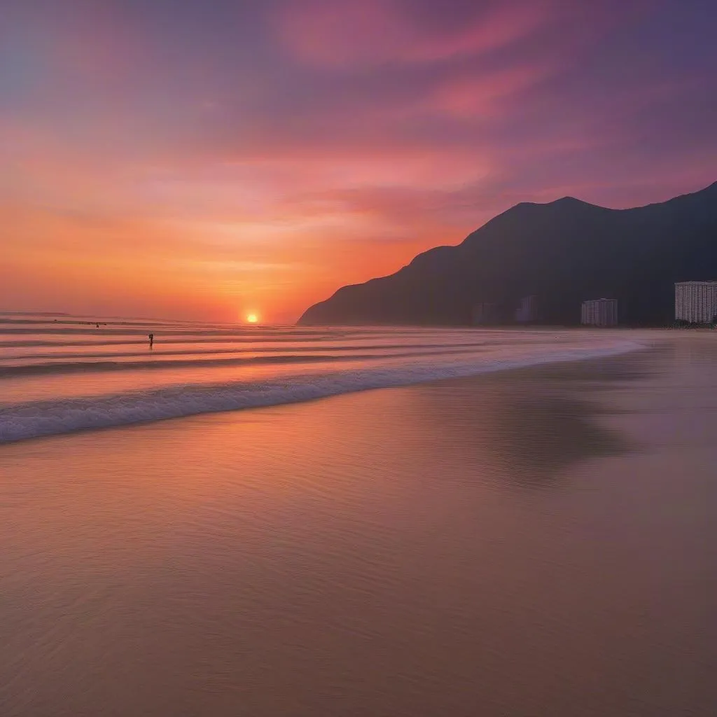 Da Nang Beach Sunset