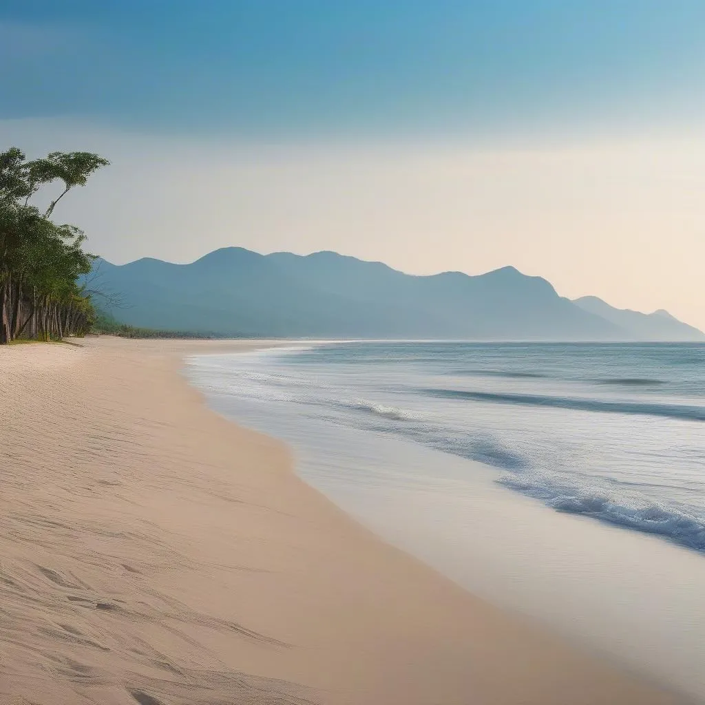 da nang beach scenery