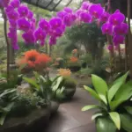 Orchid garden in Dalat