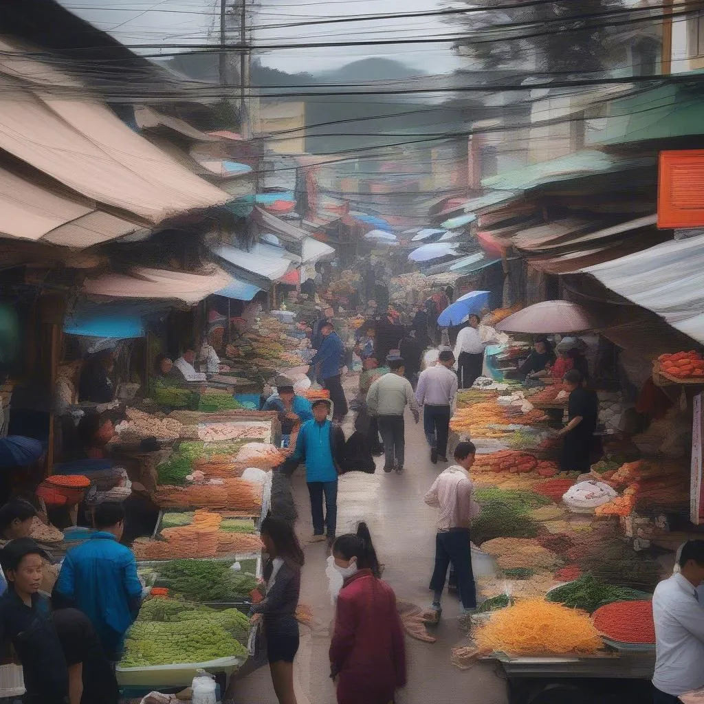 Da Lat Market Street Food