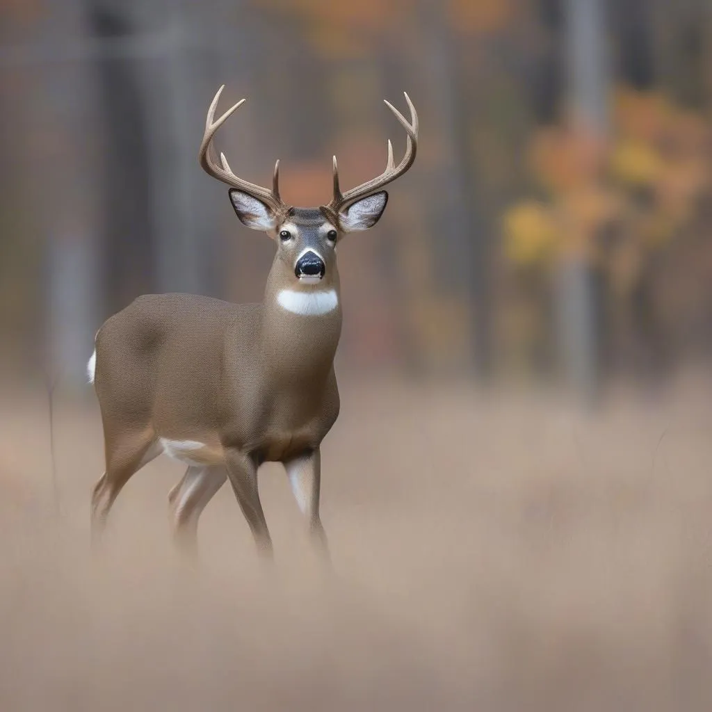 Deer migration during mating season