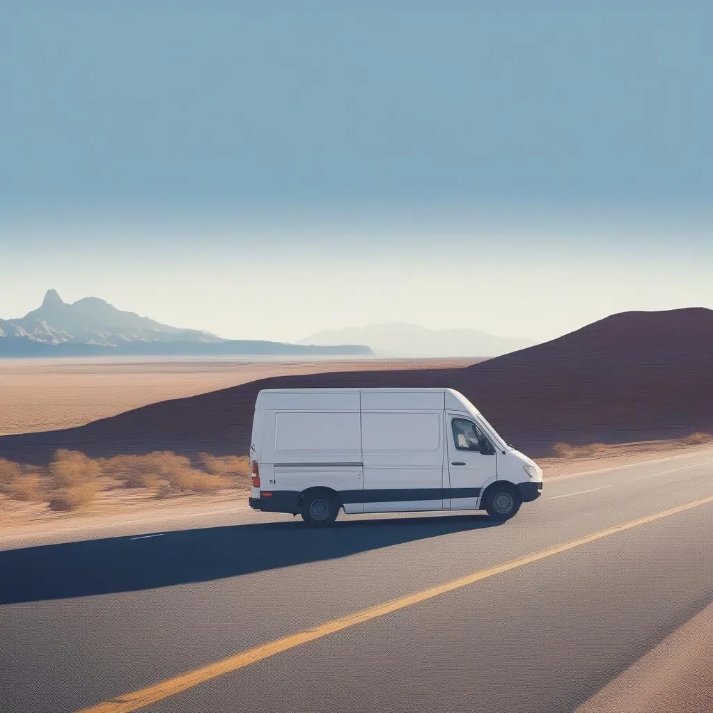 A Delivery Van Travels Along a Straight Road: An Exploration of Logistics and Travel