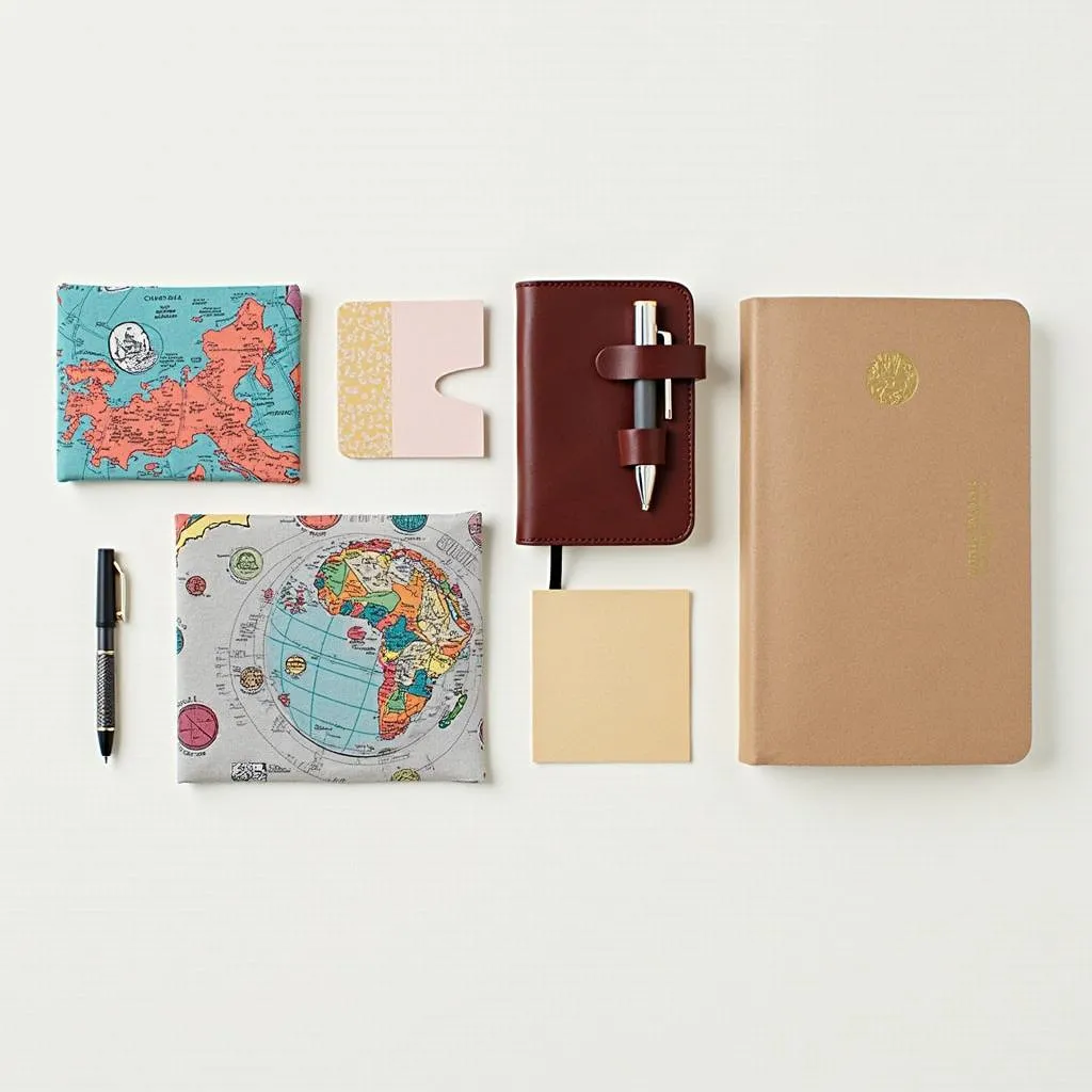 A variety of travel journal covers.