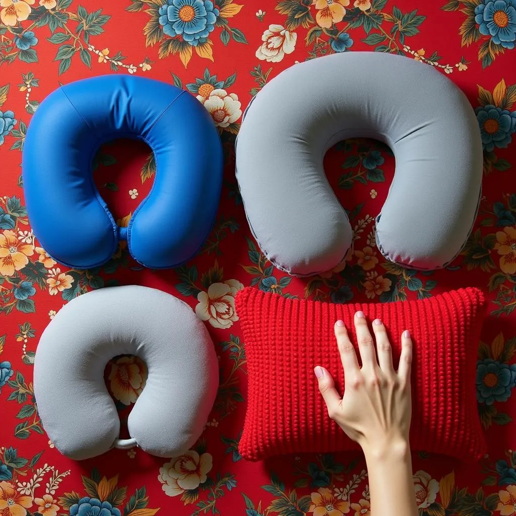 Variety of travel pillows for different needs