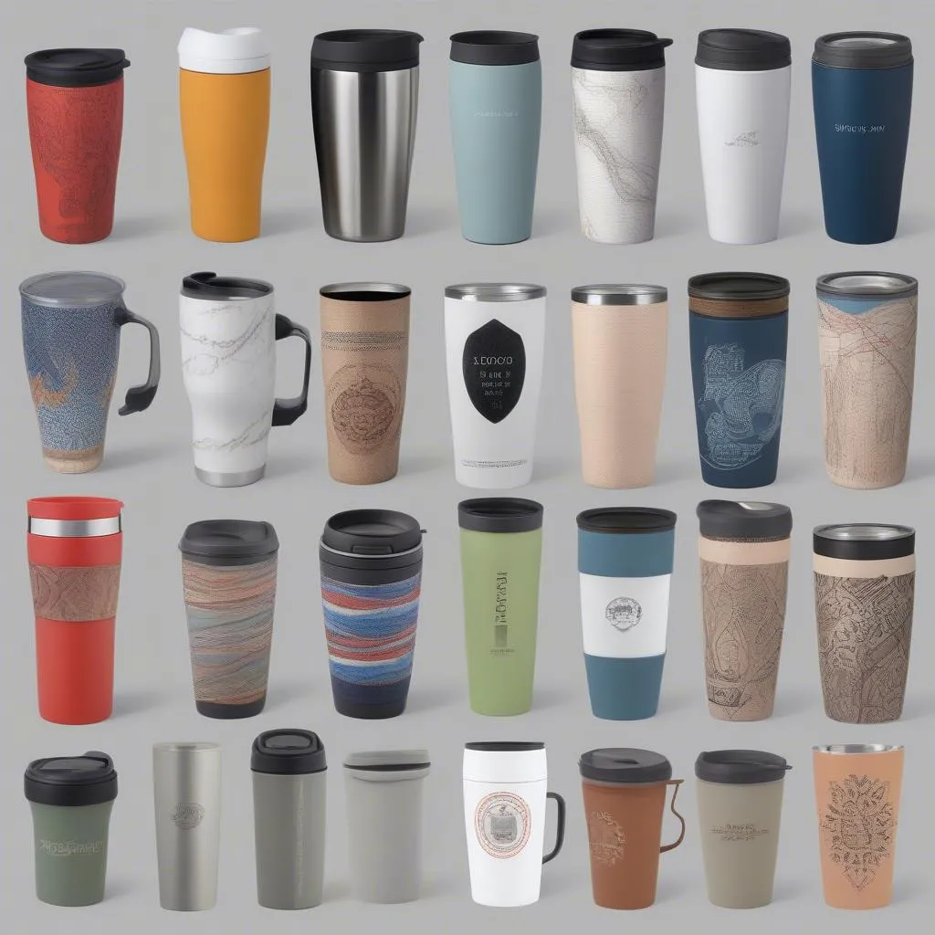 Collection of Travel Mugs