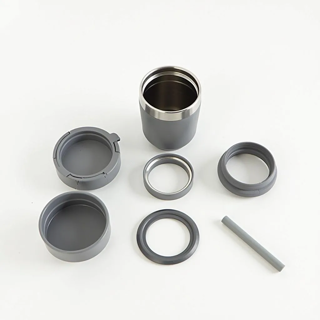 Disassembled Contigo Travel Mug