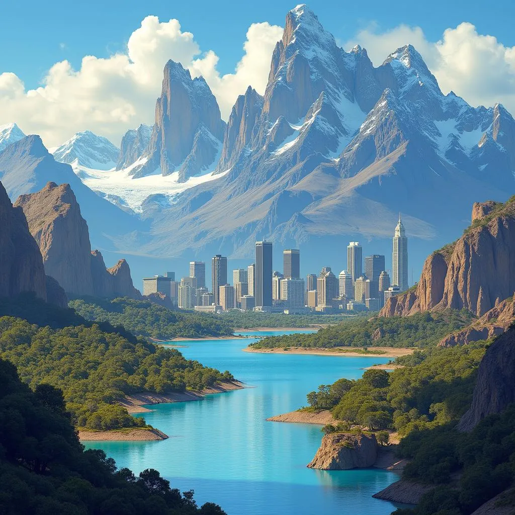 Diverse landscapes of Argentina