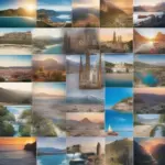 Collage of Popular Travel Destinations