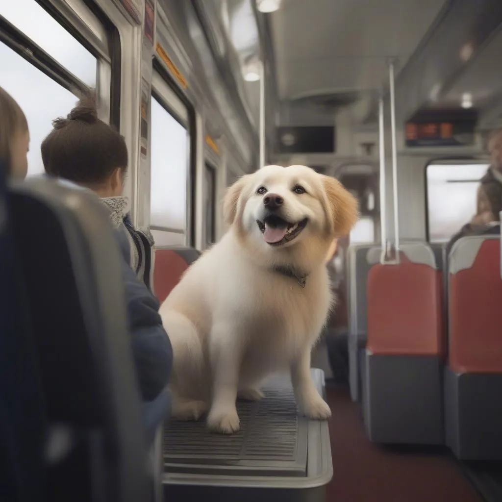 dog-happy-train-journey