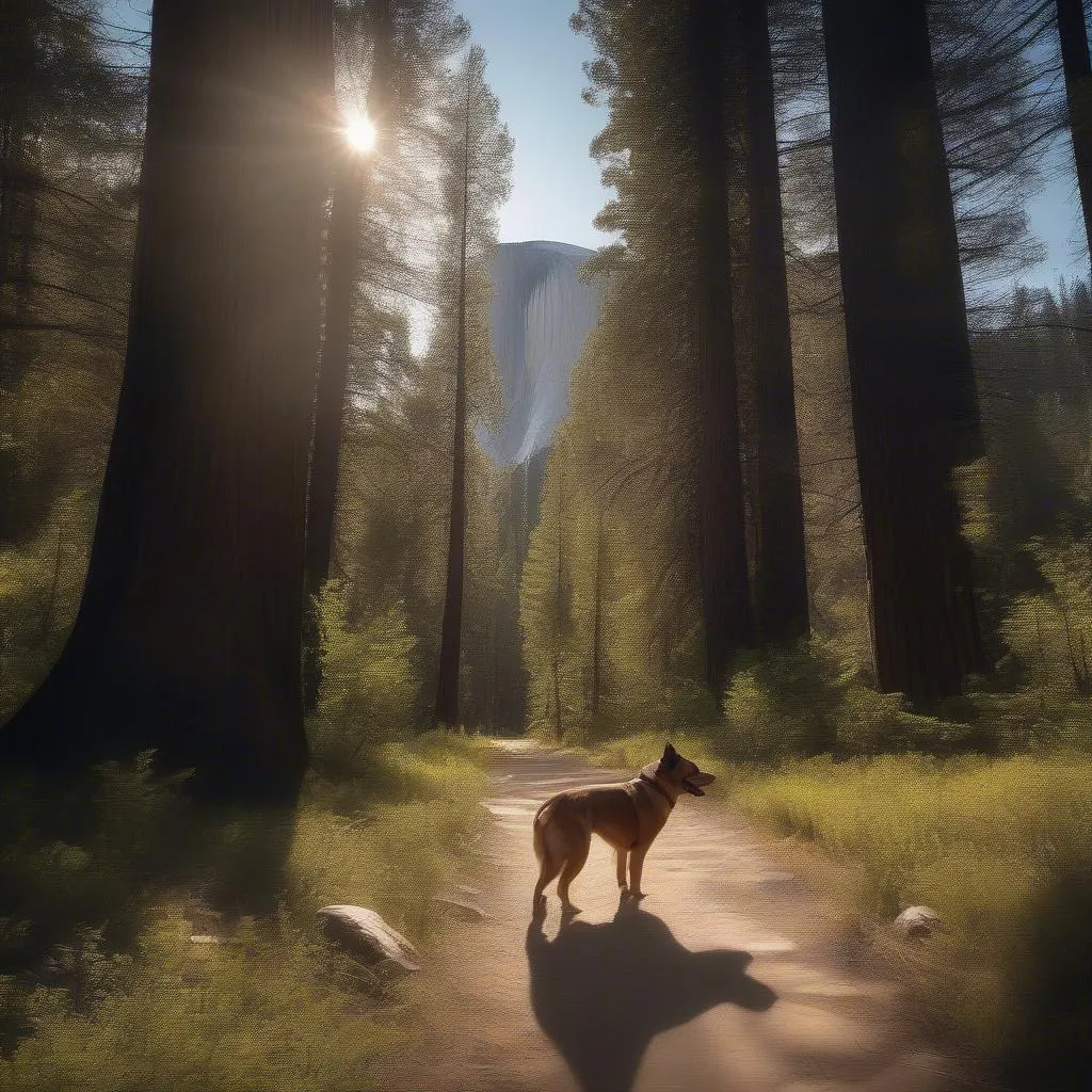 hiking-dog-yosemite