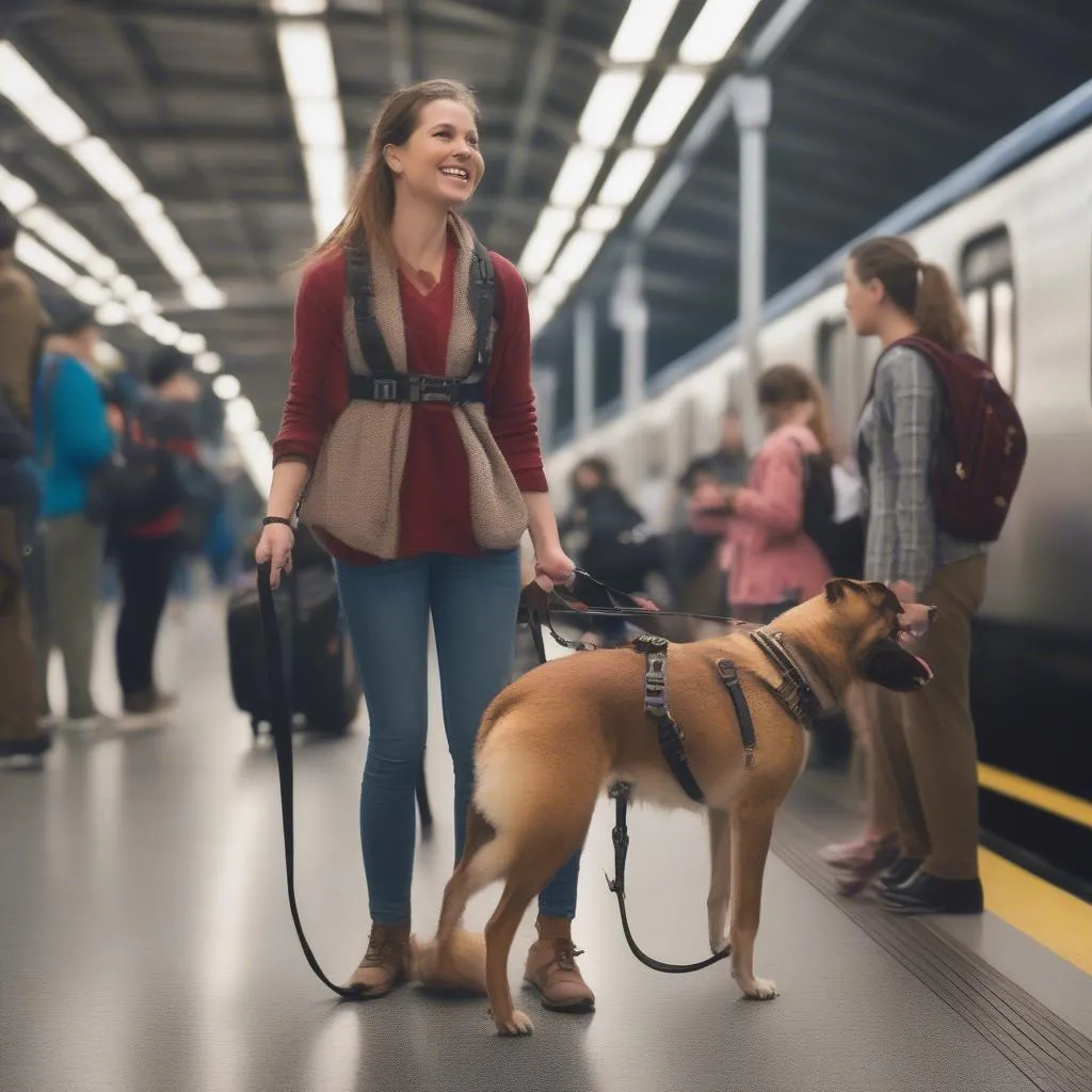 All Aboard with Your Furry Friend: Can a Dog Travel on a Train?