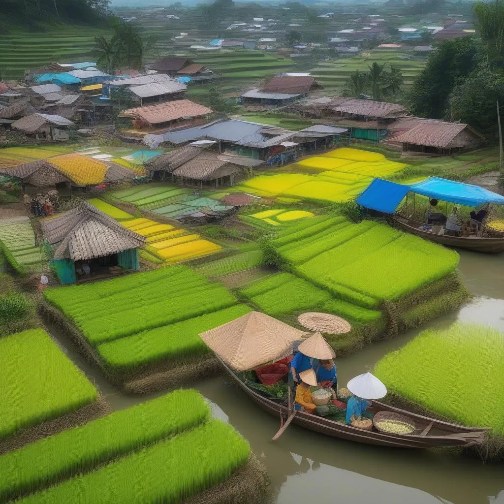 Dong Thap Village Life