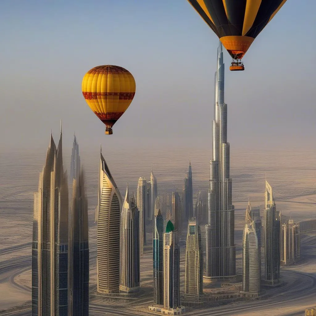 Dubai Skyline Hot Air Balloon