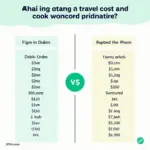 Dubai Travel Costs Comparison