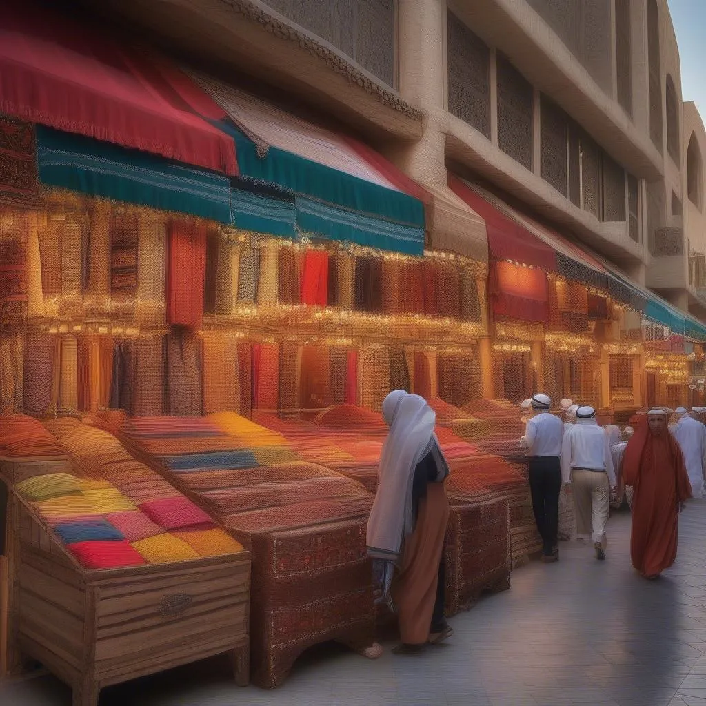 Dubai souk market