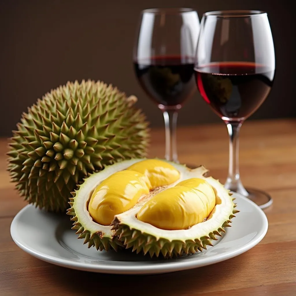 Durian and alcohol combination