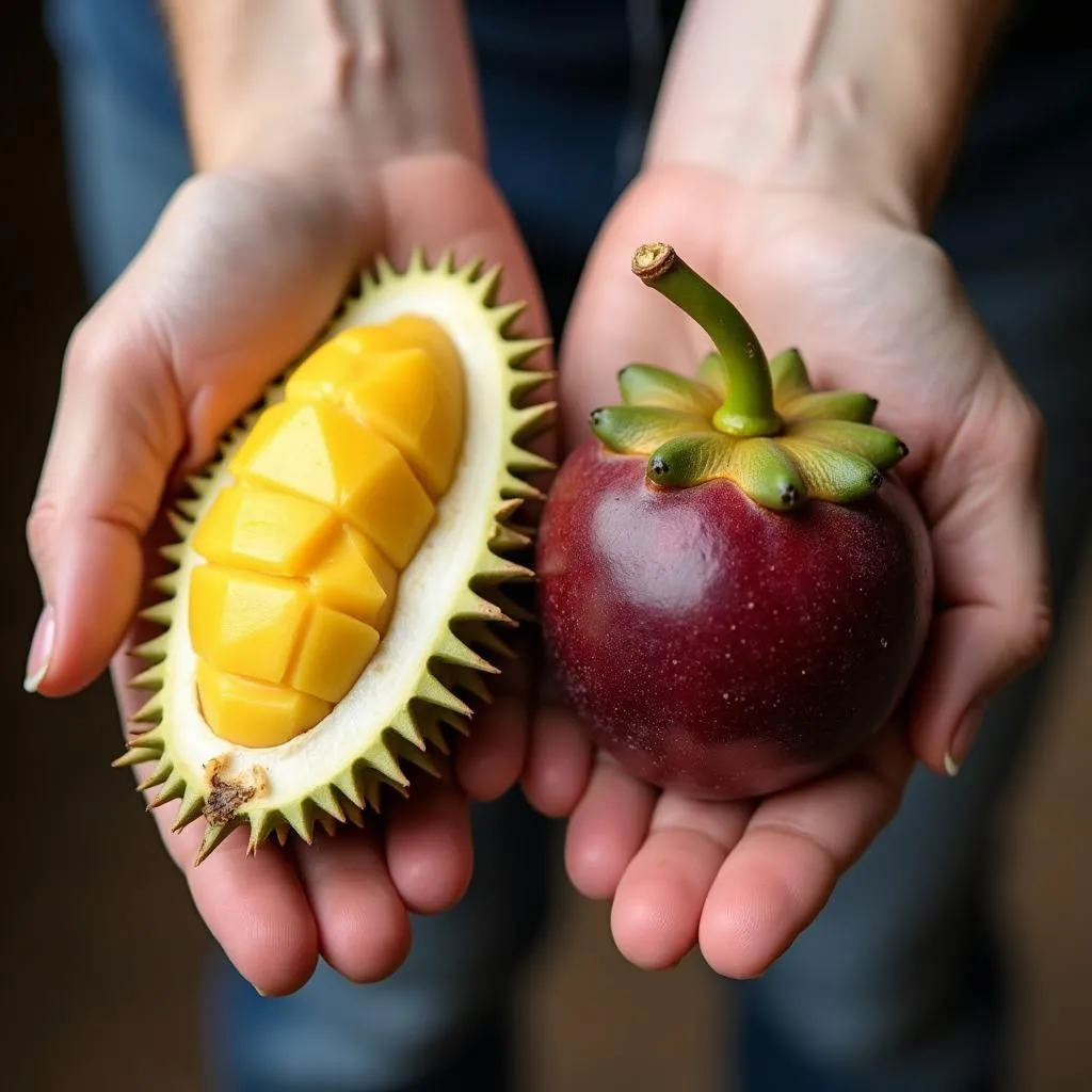 Durian and Mangosteen