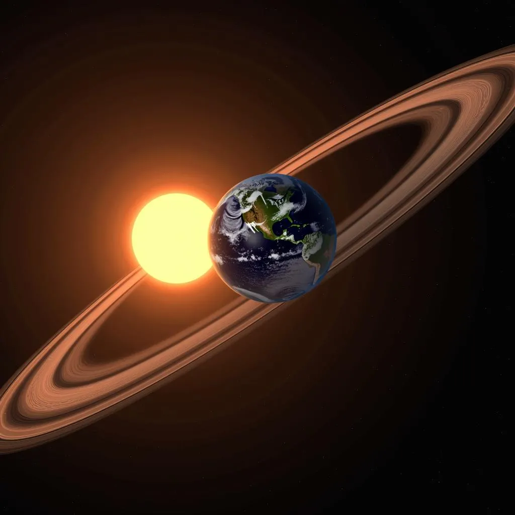 Earth Orbiting the Sun