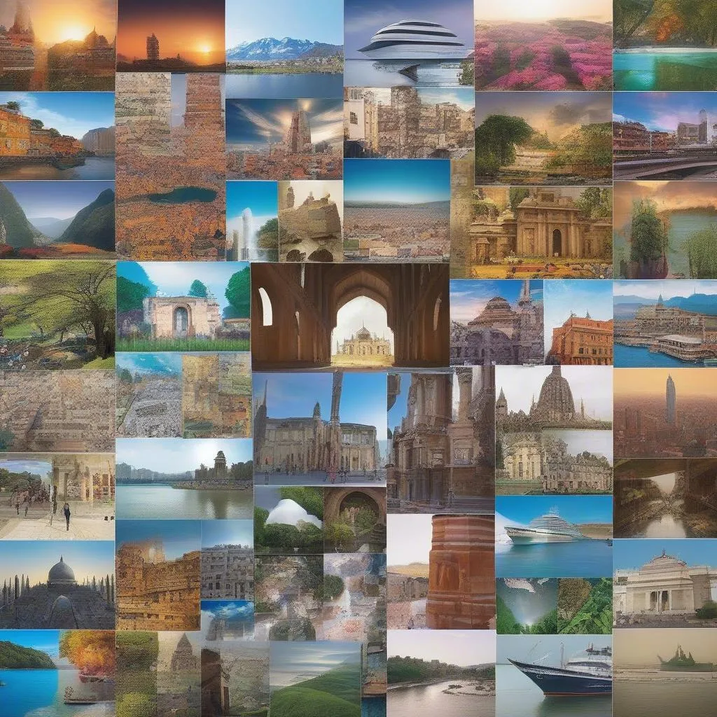 Earth Destinations Collage