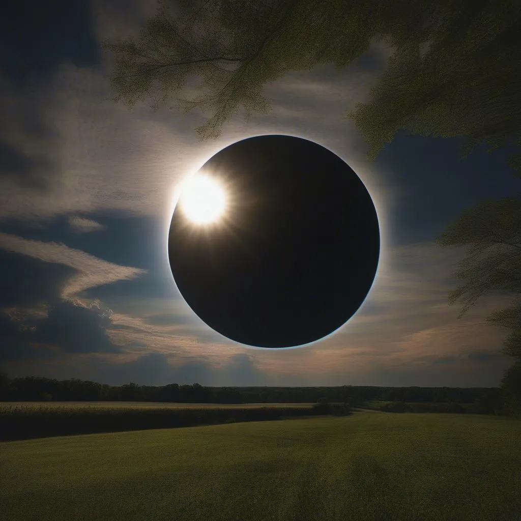 Total Solar Eclipse Over Ohio