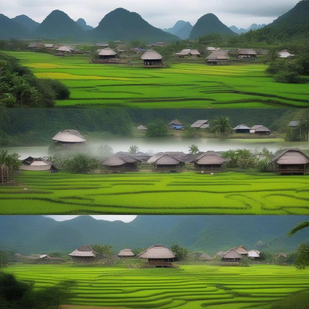 traditional ede village in vietnam