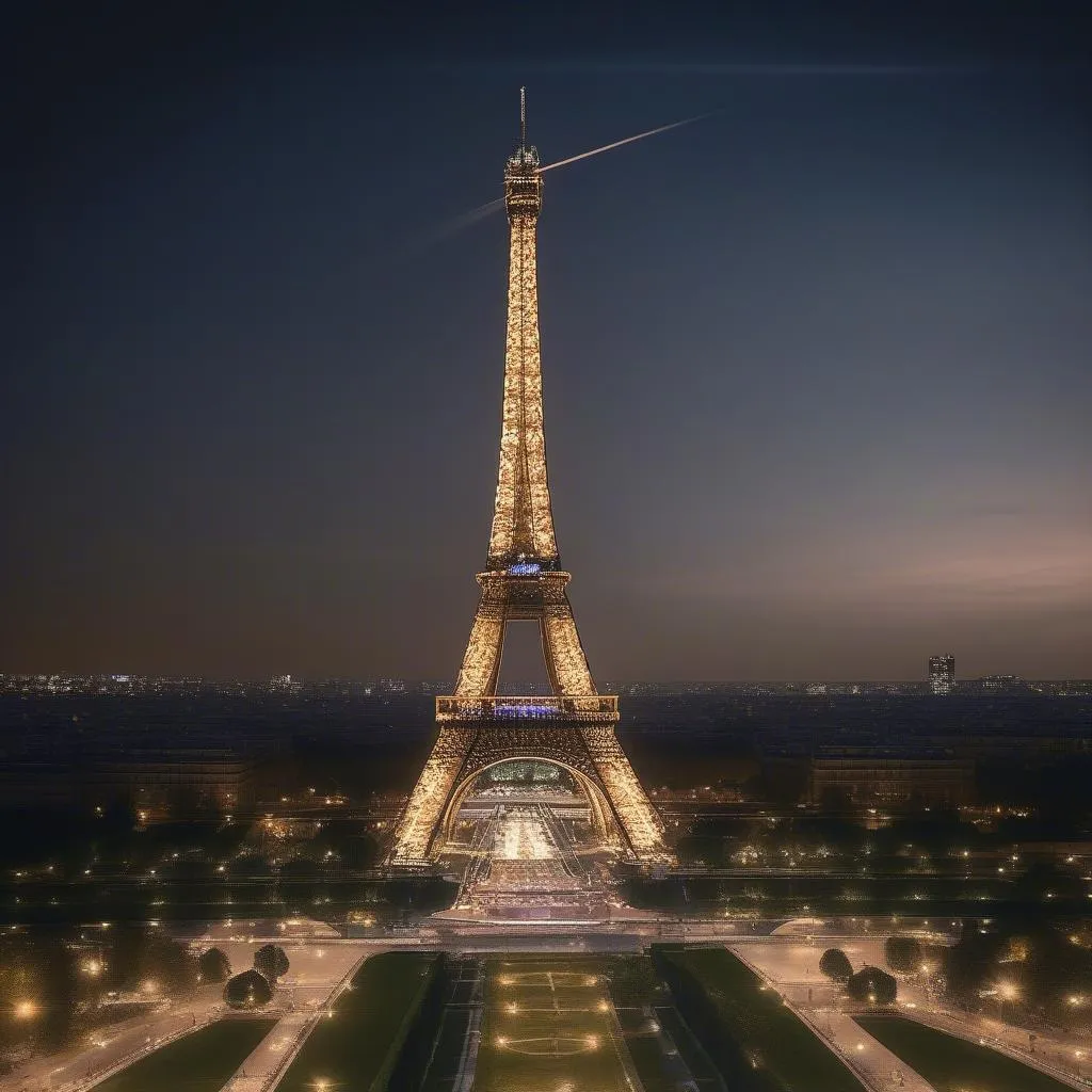 Eiffel Tower at Night