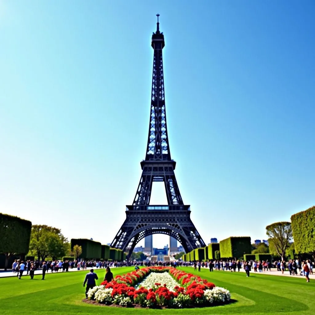 Eiffel Tower in Paris, France