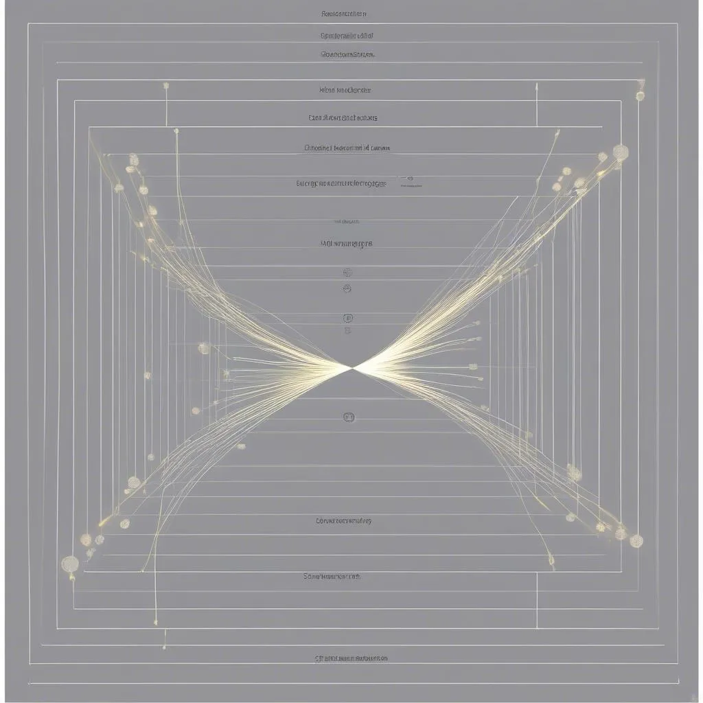 Electric field lines between positive and negative charges