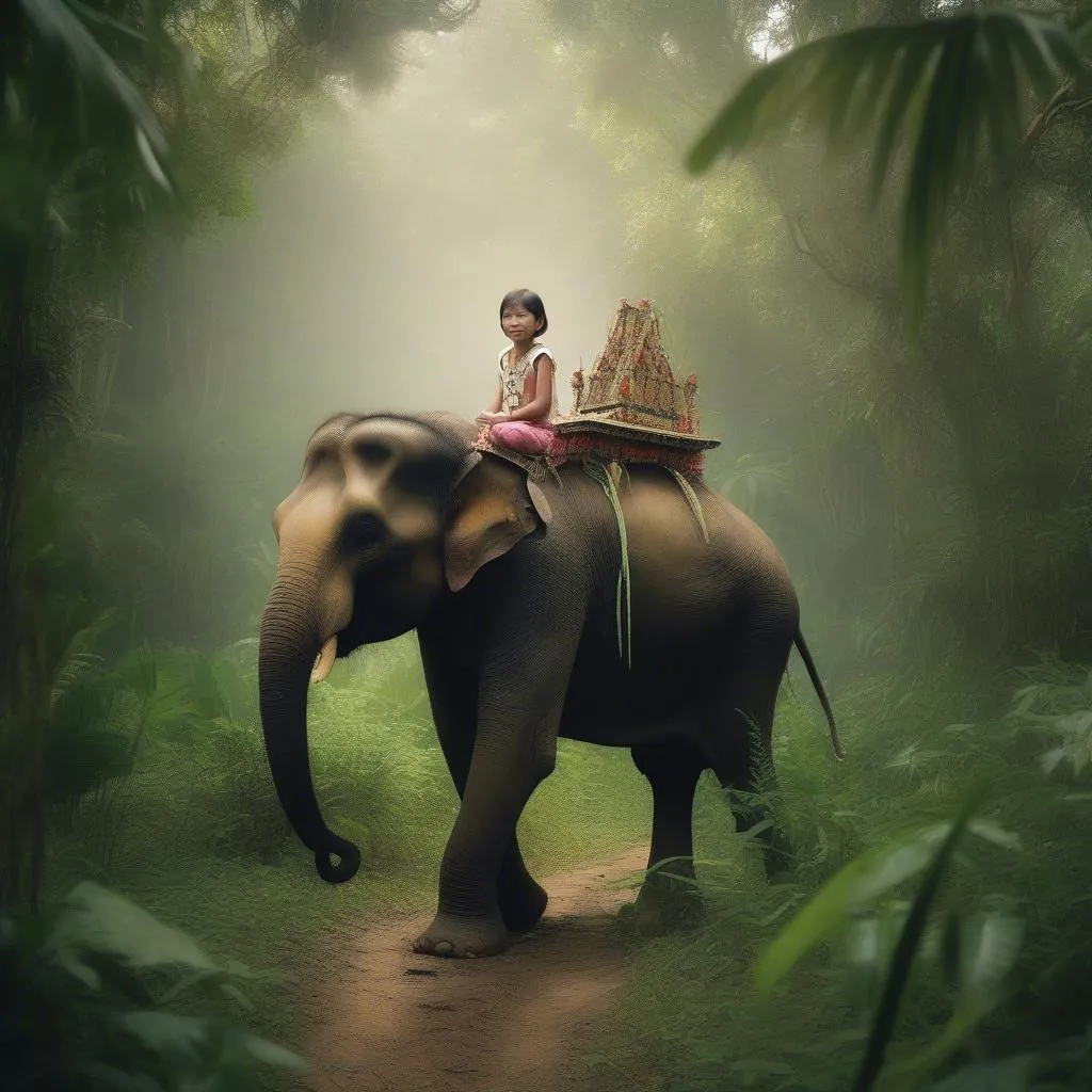 Elephant Riding in Buon Don