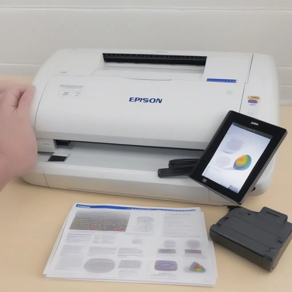 Setting up the Epson V39 scanner